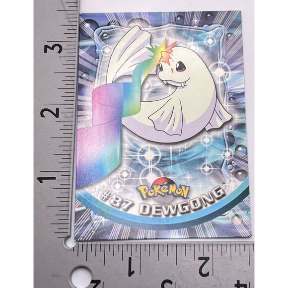 Dewgong Pokemon Card Topps #87 TV Animation Edition Series Blue Logo - Picture 3 of 5